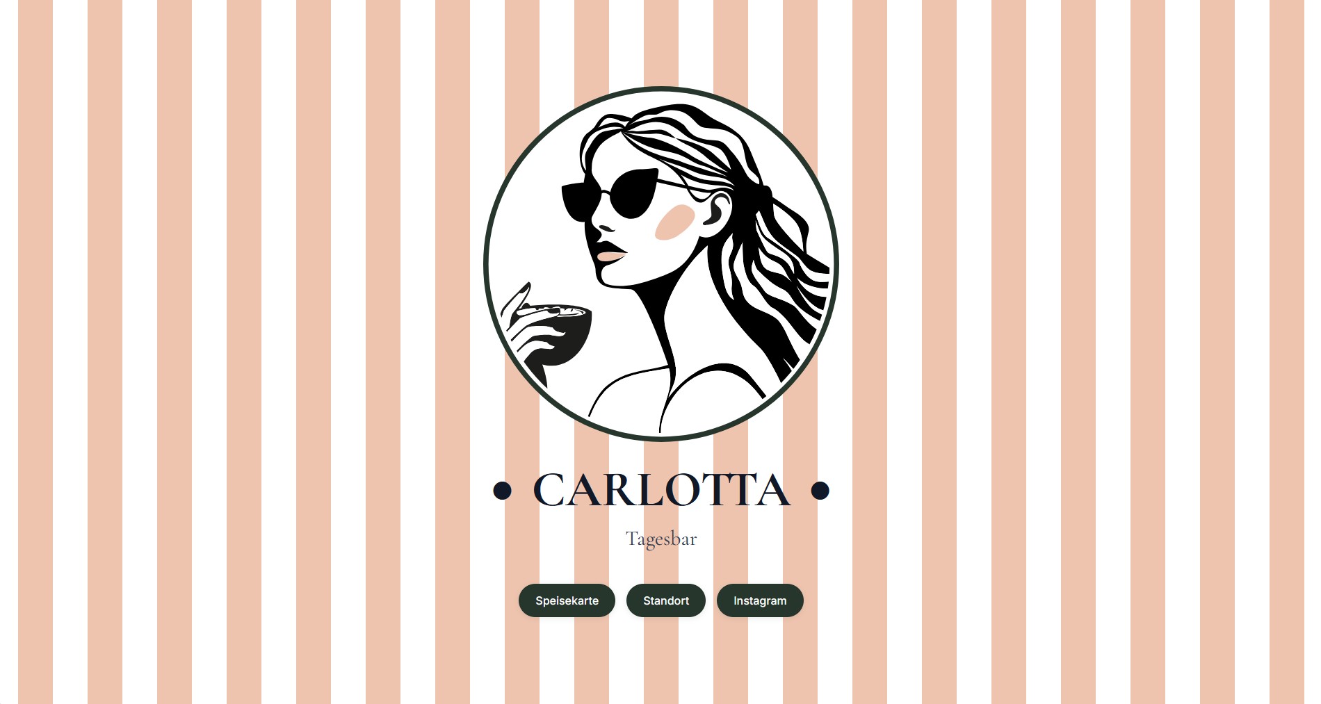 Carlotta Café Website Screenshot
